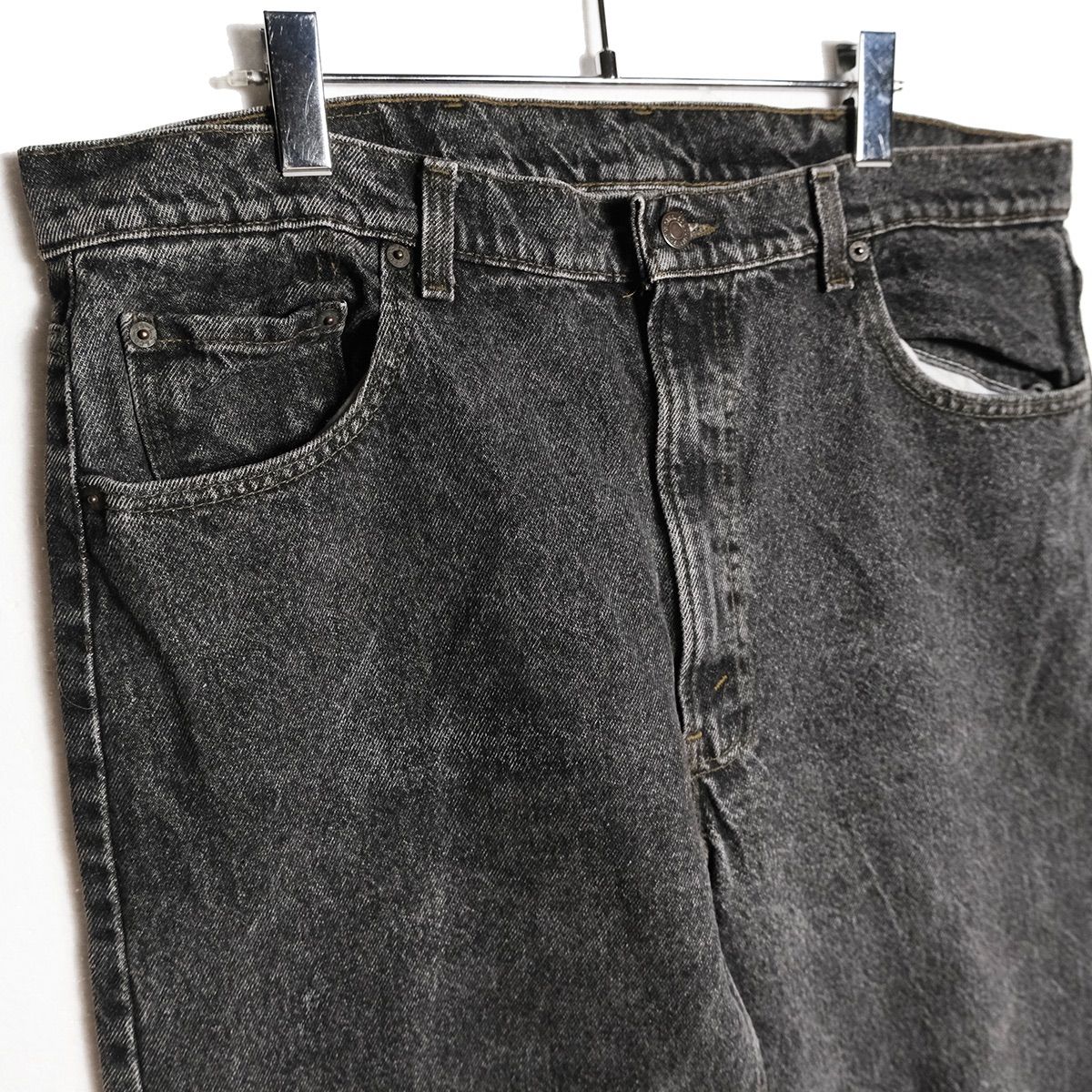 80's Levi's 505 先染め ブラック デニムパンツ ヴィンテージ