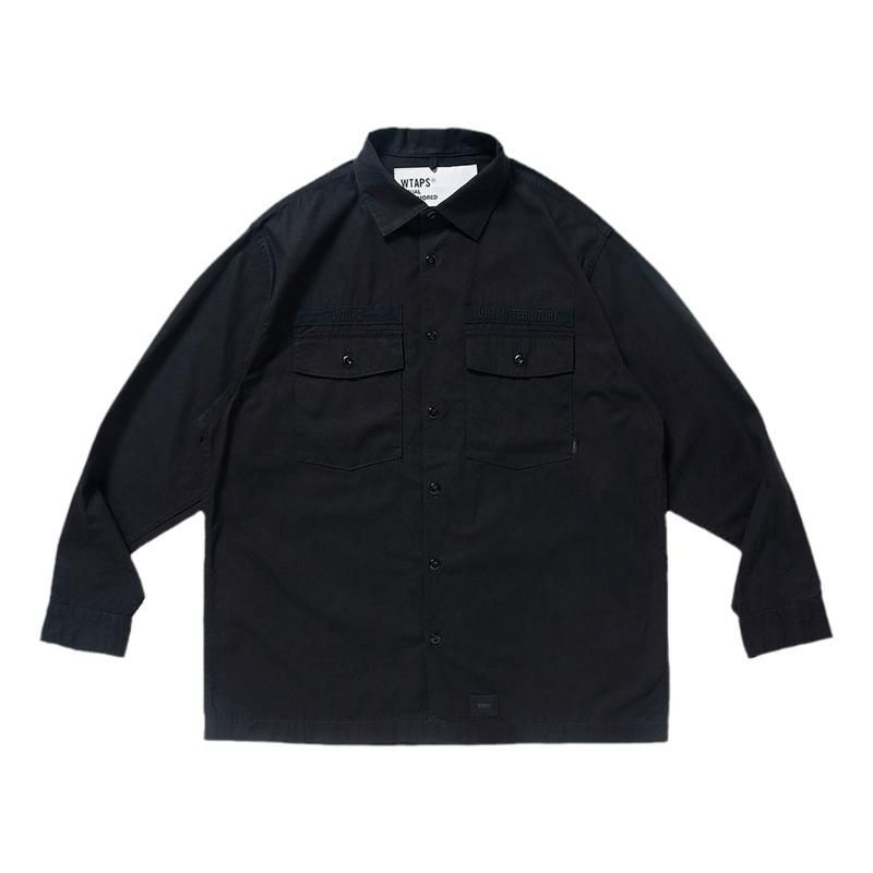 WTAPS＞CBW / LS / COTTON. POPLIN ダブルタップス 222BRDT-SHM01