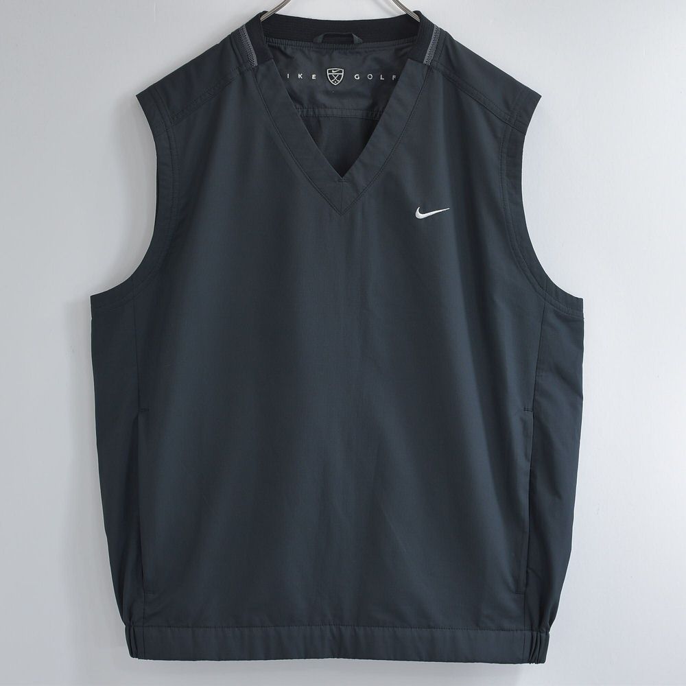 00s NIKE GOLF ナイキゴルフ ロゴ刺繍 ノースリーブ ナイロン