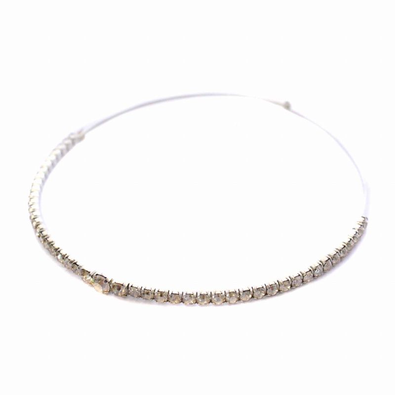 ALEXANDRE ZOUARI】美品！ カチューシャ 花 ストーン ALEXANDRE ZOUARI