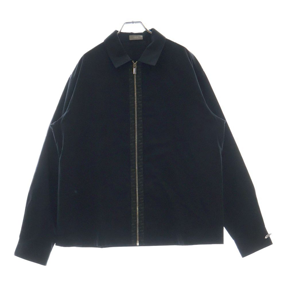 DIOR ディオール Oblique Zip Shirt オブリーク ジップアップブルゾン 長袖シャツジャケット ネイビー 023C557A4816