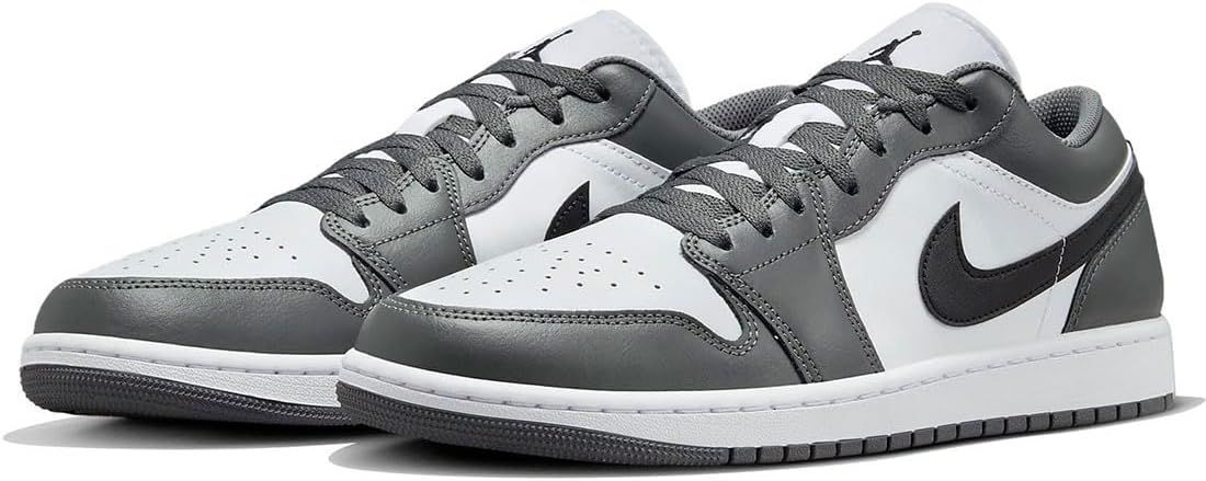 [ナイキ] エア ジョーダン 1 ロー [AIR JORDAN 1 LOW] ホワイト/アイアングレー/ブラック 553558-152  