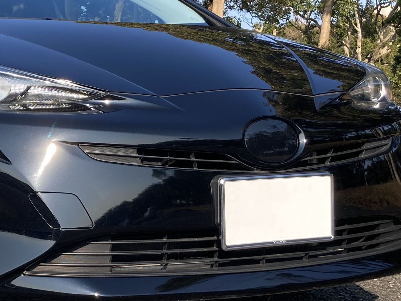 Tint+カット済エンブレム スモークフィルム 50 前期 プリウス (ブラックスモーク5％) ZVW50/ZVW51/ZVW55 zvw50