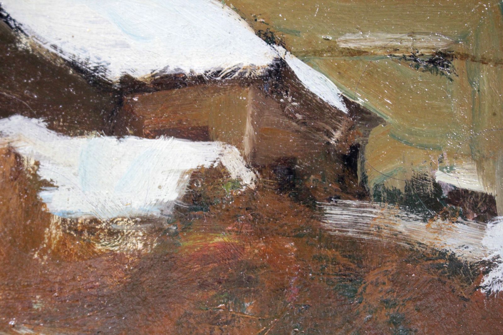 森本三郎『冬景色』油彩画【真作保証】 絵画 森本三郎『冬景色』油彩画【真作保証】 絵画 - メルカリ