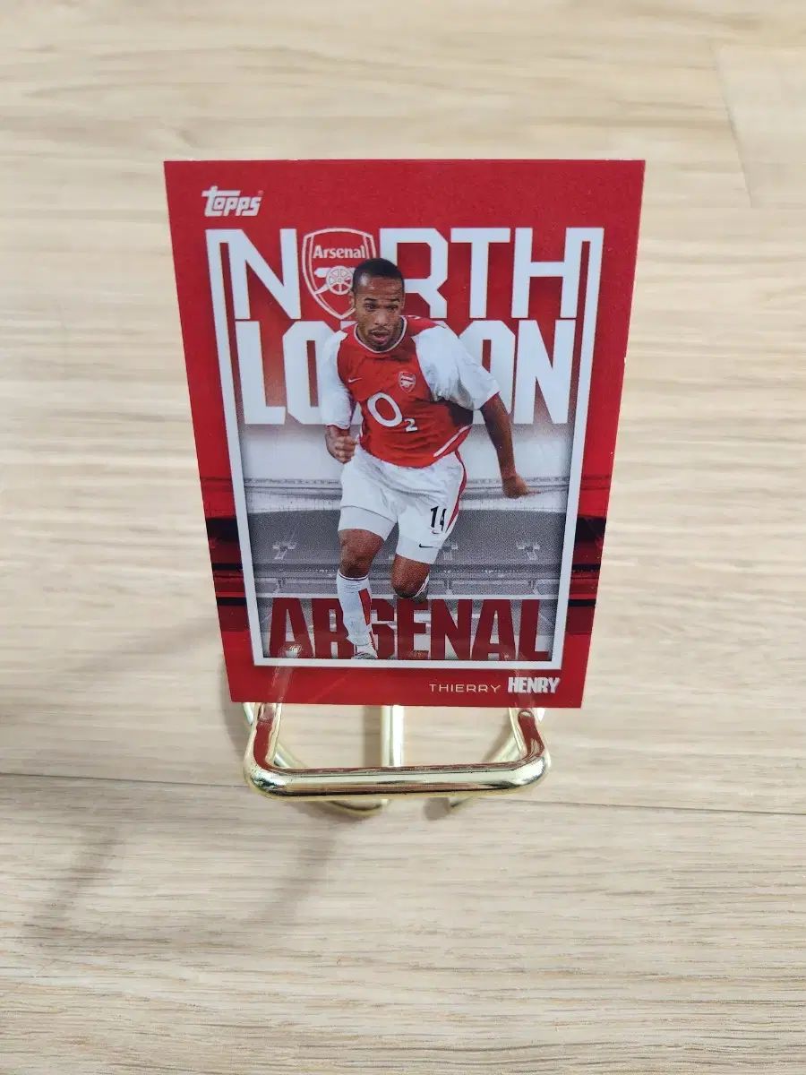 【雷市場（ポンジャン）商品韓国直送】 24 TOPPS トップス アーセナルFC ティエリー ヘンリー サッカーカード