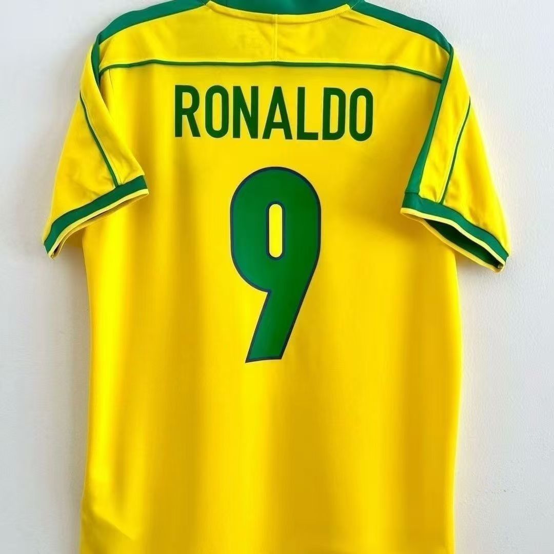 Brazil 1998 ブラジル代表 ロナウド ユニフォーム - メルカリ
