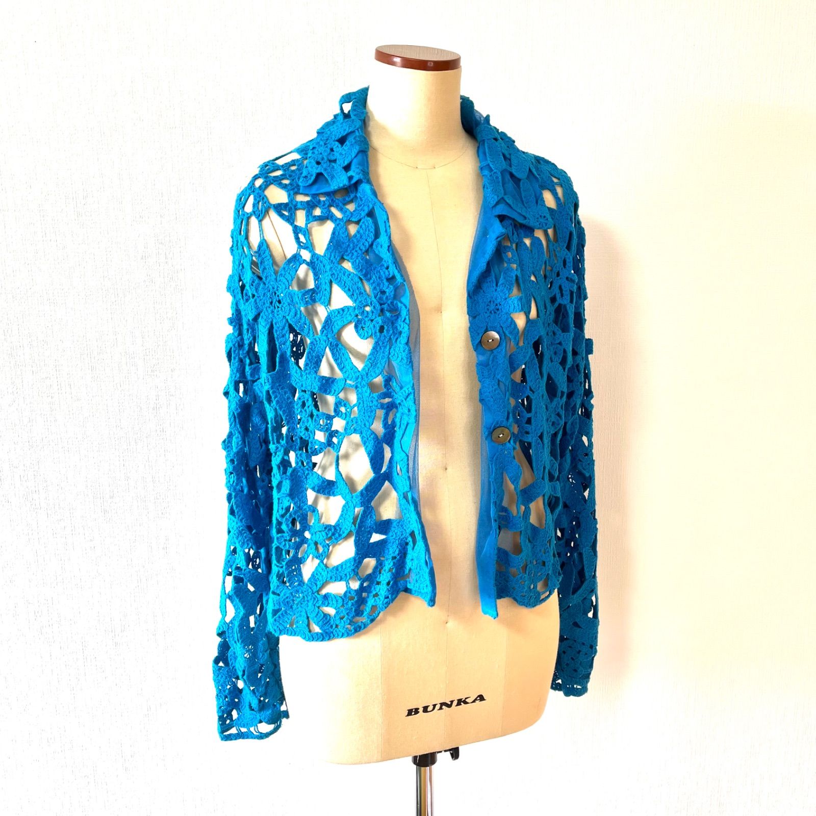 MAISON SPECIAL レース クロップドシャツ FREE MAISON SPECIAL シャツ 「UNISEX」「Italian Dead Stock Fabric