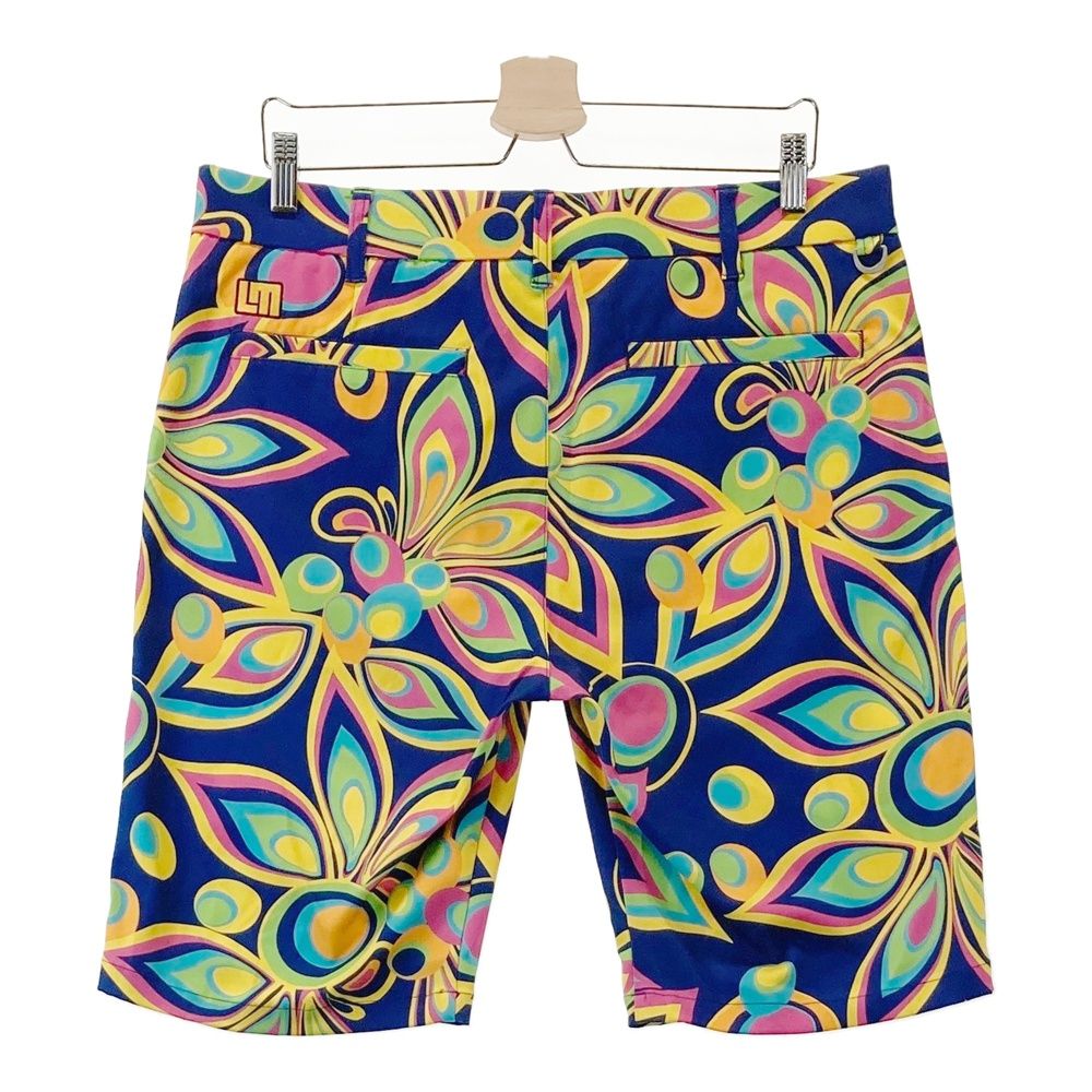 サイズ LL LOUD MOUTH ラウドマウス ハーフパンツ シャガデリック 総柄 ネイビー系 240101533227 ゴルフウェア メンズ ストスト