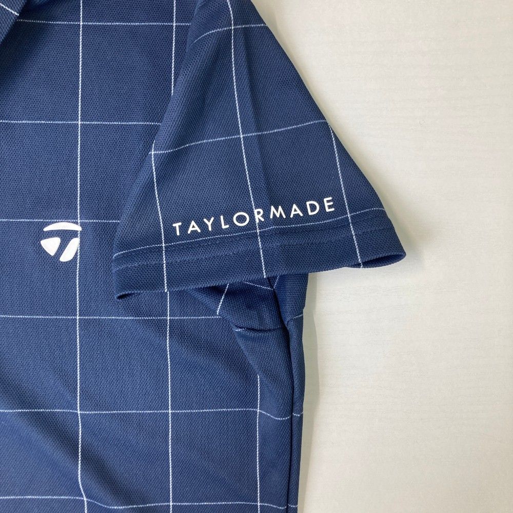 TAYLORMADE 半袖ポロシャツ ネイビー TaylorMade ゴルフシャツ（色：ネイビー系）｜メンズウエア