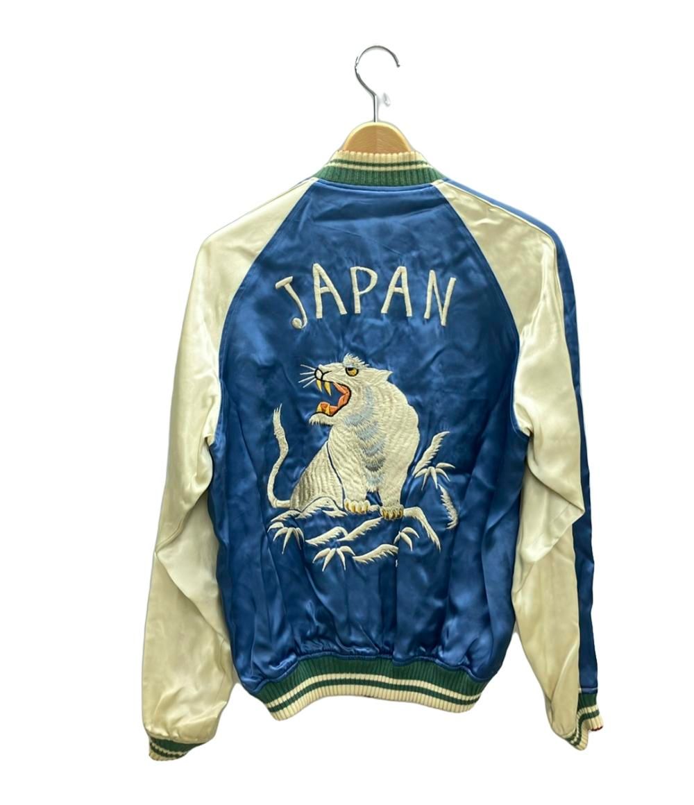 ザフラットヘッド リバーシブルスカジャン 富士山 龍 虎 メンズ