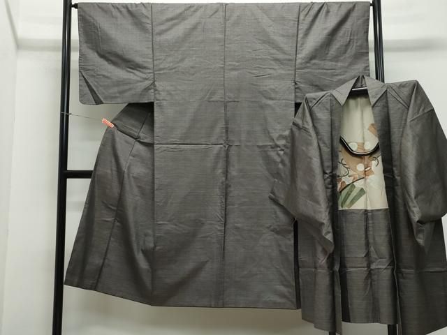 平和屋着物●男性 本場大島紬 アンサンブル 100亀甲 総詰め 正絹 CAAZ1094vf