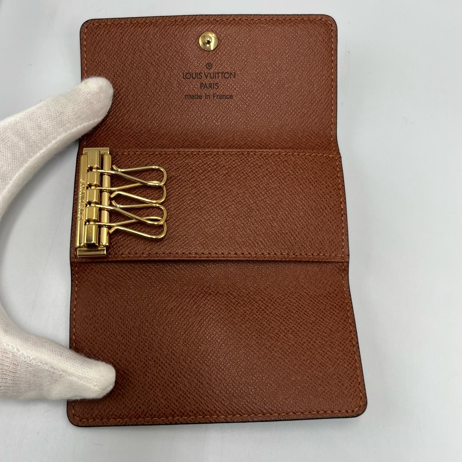 ルイヴィトン LOUIS VUITTON キーケース ミュルティクレ 4連