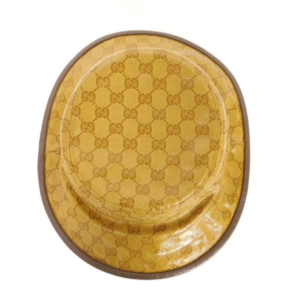 GUCCI グッチ GG クリスタル バケット ハット ダブルG トレフォイル