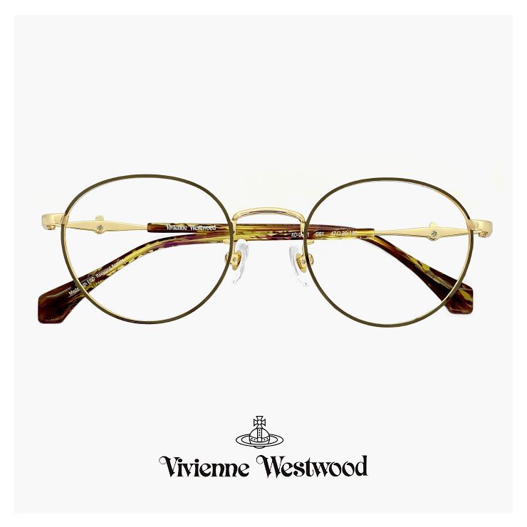 新品】 ヴィヴィアン ウエストウッド メガネ 40-0001 c01 47mm レディース 小さめ Vivienne Westwood 眼鏡 女性  ブランド 小さい 小振り ボストン 型 幅 狭い メガネ フレーム アジアンフィット モデル ビビアン - メルカリ