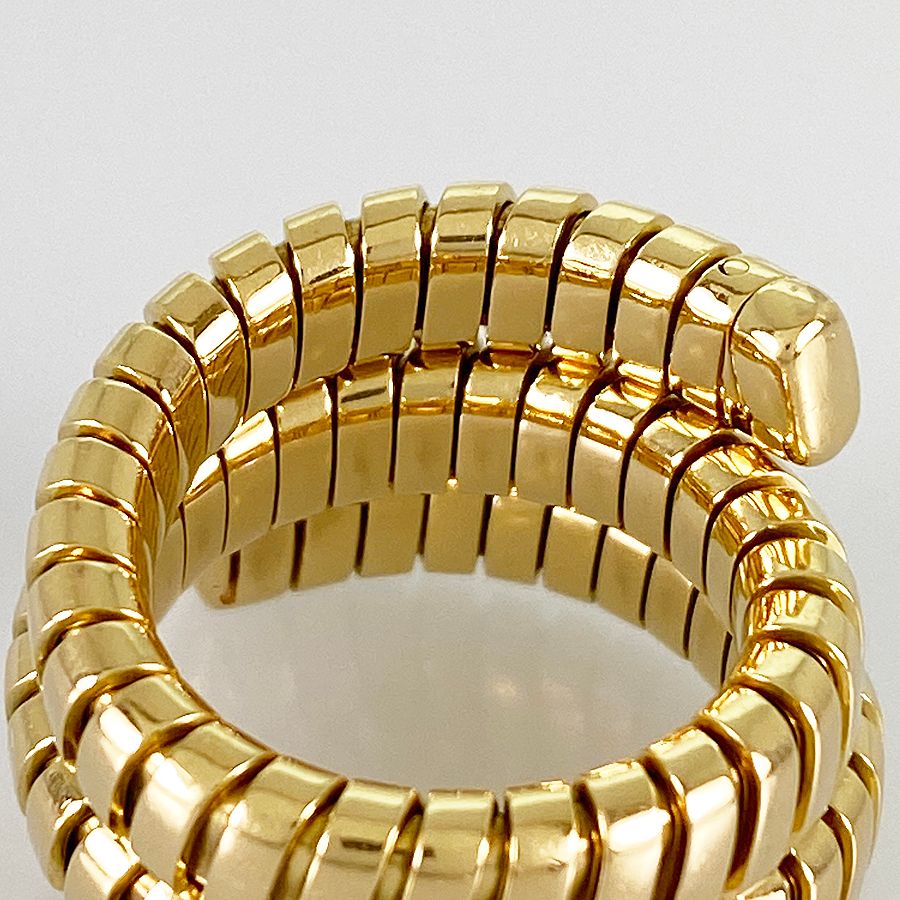 ブルガリ BVLGARI トゥボガス K18YG 12号(52) リング sss【中古