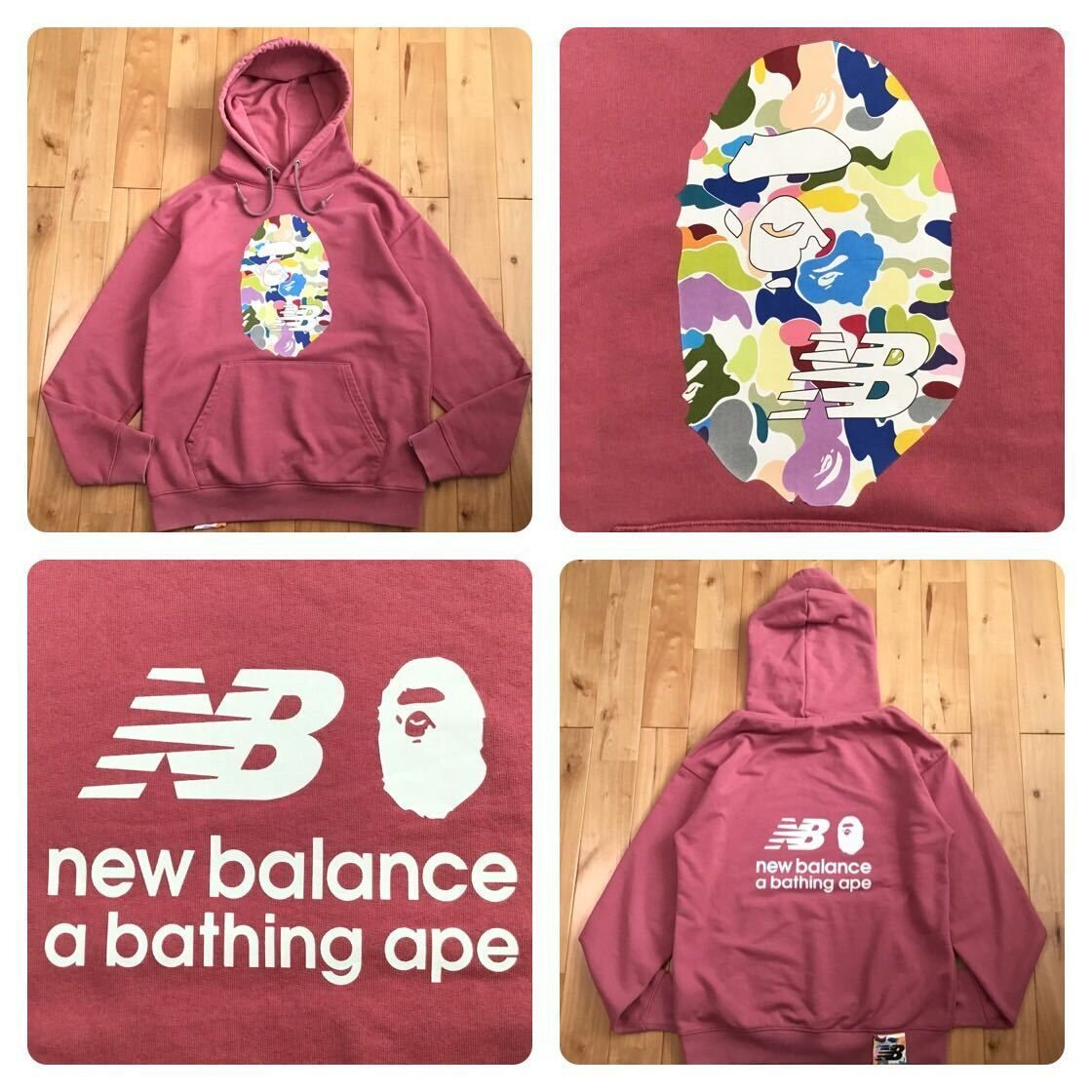 ☆BAPE.com限定☆ ニューバランス BAPE プルオーバー パーカー Sサイズ