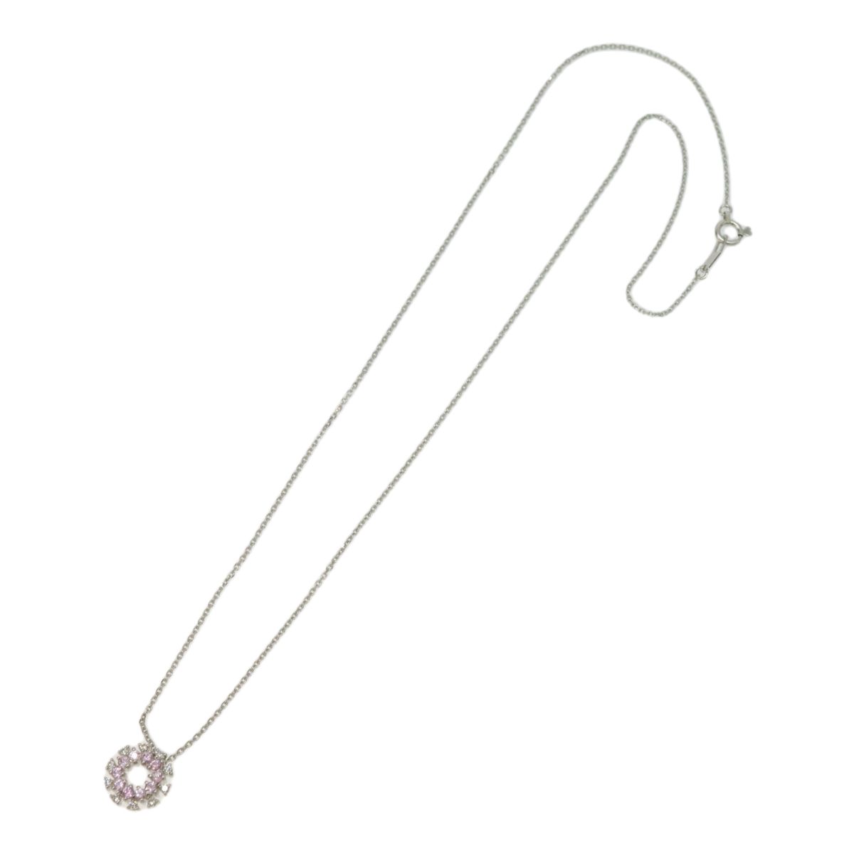 スタージュエリー Pt950 ダイヤモンド ペンダントネックレス 0.10ct 