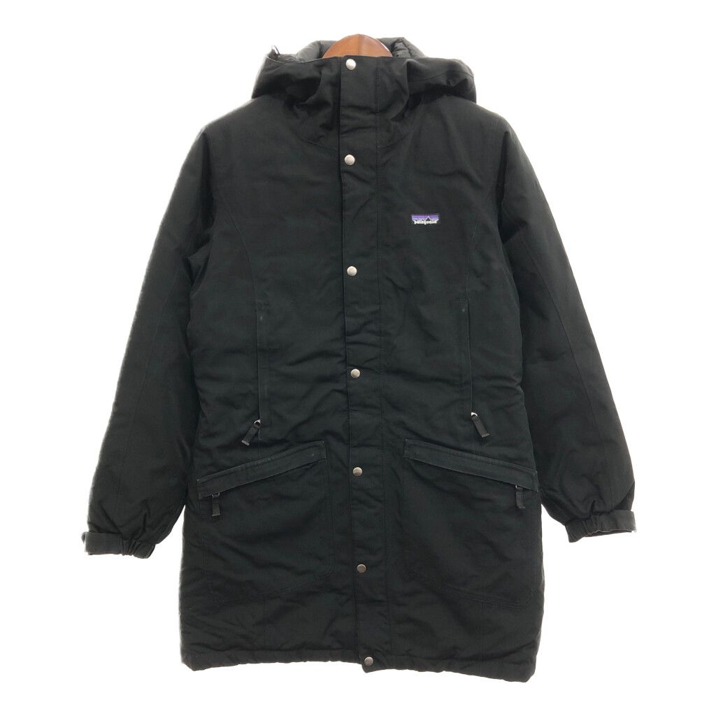 美品！patagonia パタゴニア Aライン ロングダウンコート ブラック 美品！patagonia パタゴニア Aライン ロングダウンコート ブラック