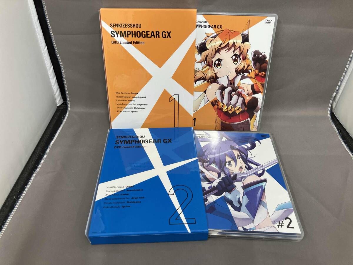 【全国送料無料】 DVD 全6巻セット 戦姫絶唱シンフォギアGX 1~6 初回生産 版 全国送料無料。