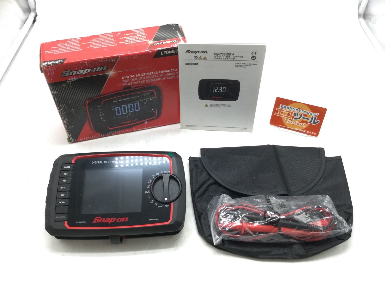 領収書発行可】☆Snap-on/スナップオン デジタルマルチメータ 領収書発行可】☆Snap-on/スナップオン デジタルマルチメータ
