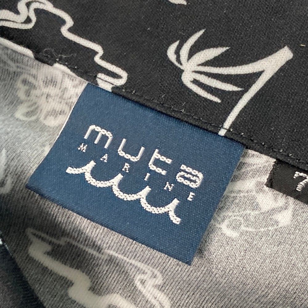 MUTA MARINE ムータマリン 半袖ポロシャツ ネイビー 総柄 7