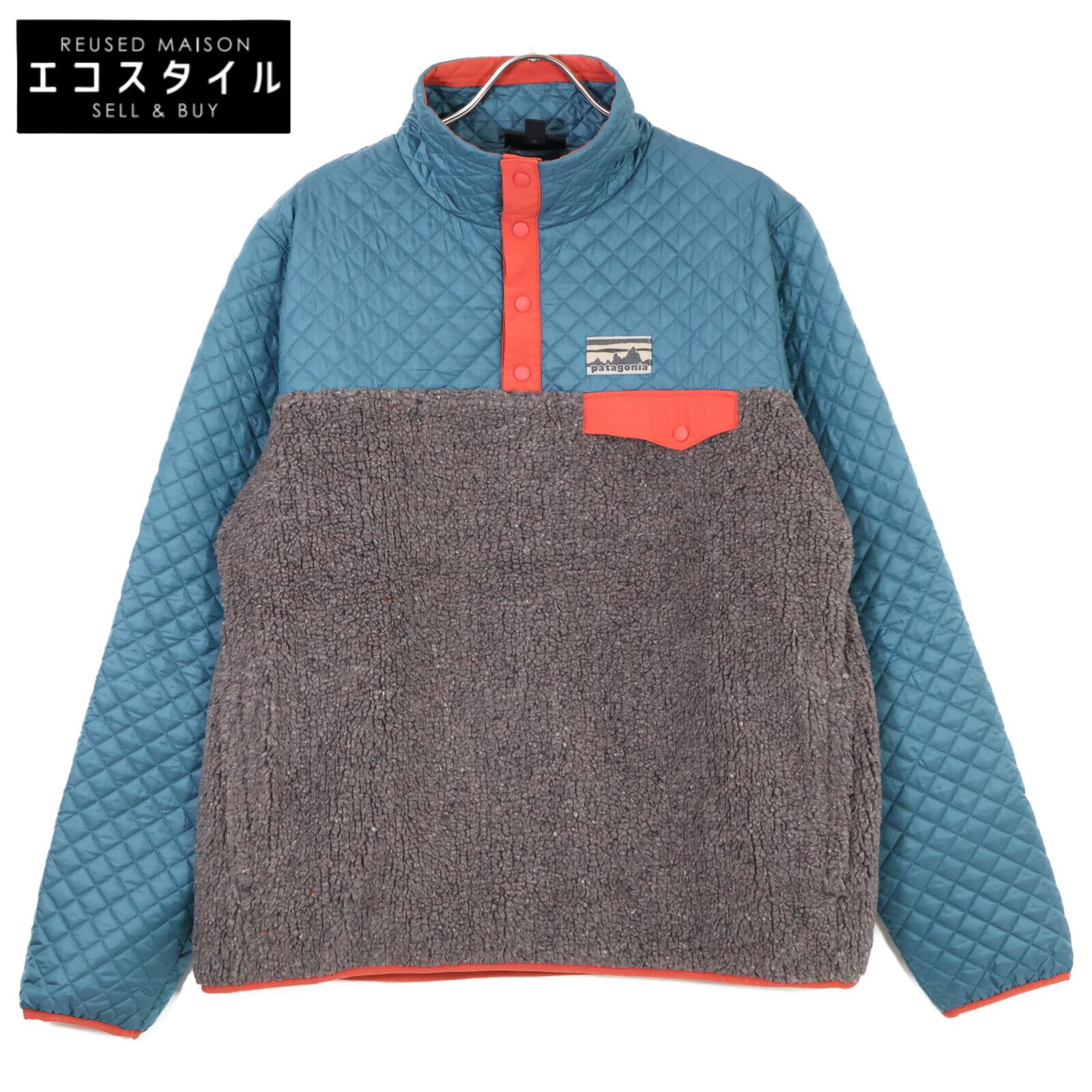 patagonia パタゴニア 50395 ﾈｲﾋﾞｰ×ﾌﾞﾗｳﾝ ﾐｯｸｽﾄﾞｽﾅｯﾌﾟT XL