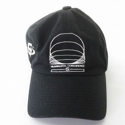 ガディッドアノニム GADID ANONIEM 美品 キャップ 帽子 黒