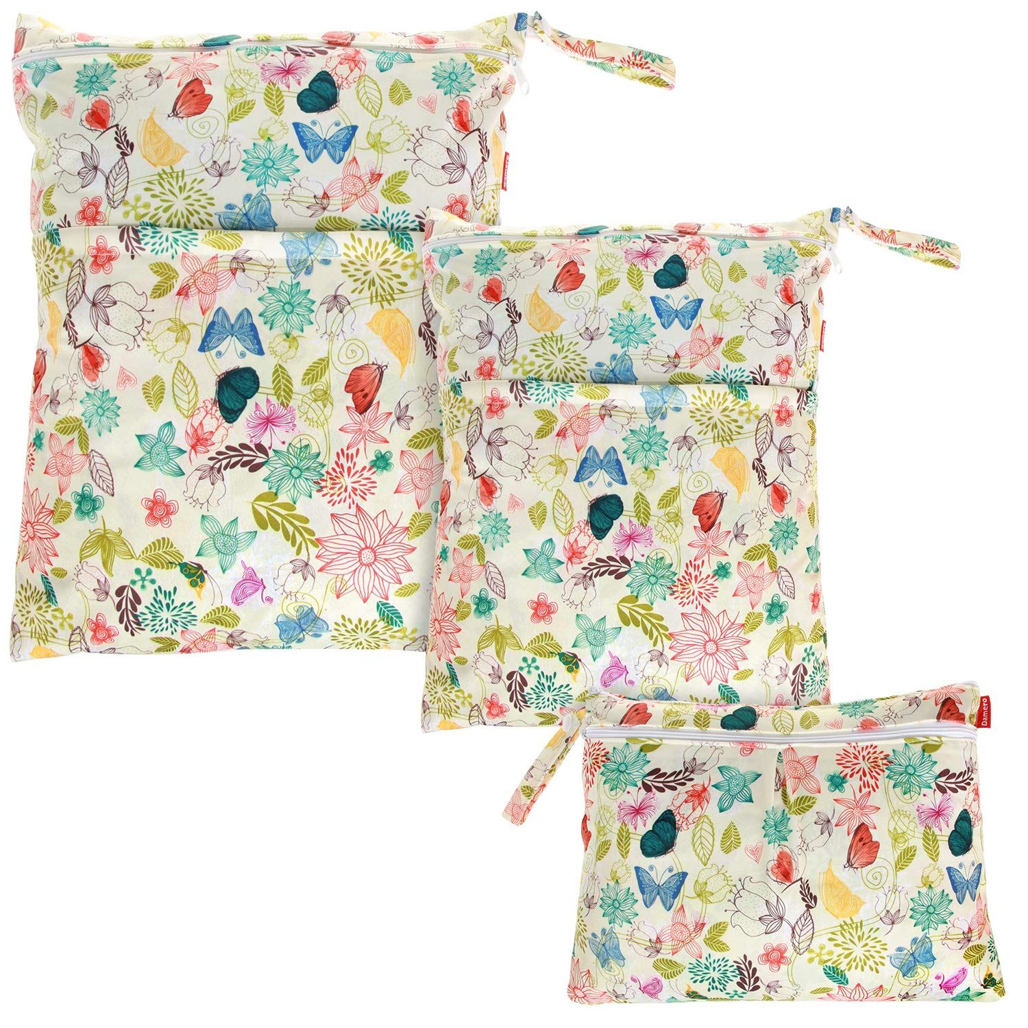 新品 Damero ウェットバッグ(防水バッグ) 3点セット オムツ