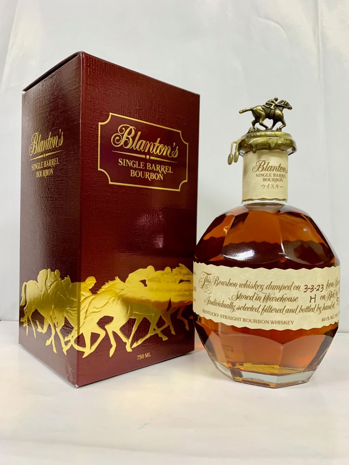 未開栓】ブラントン 92年ボトル バーボン 750ml 46.5% 未開栓
