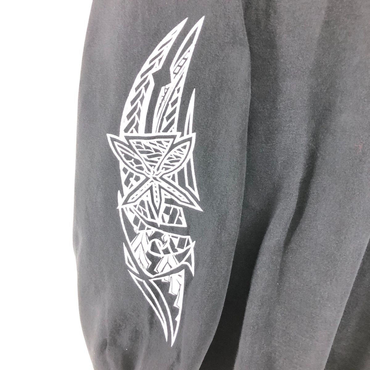 バックプリント ロングTシャツ