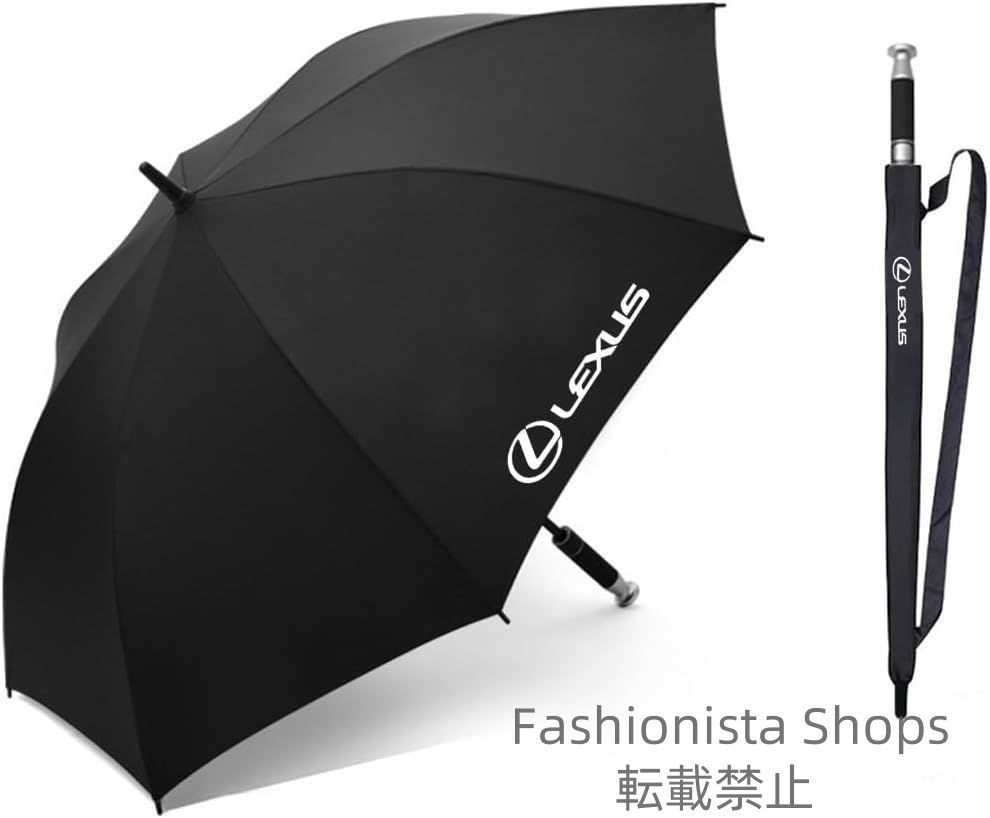 【新品未使用】レクサス　雨傘65㎝　非売品 新品未使用】レクサス 折りたたみ傘 ☆車用☆ RX LX CT EX HS NX
