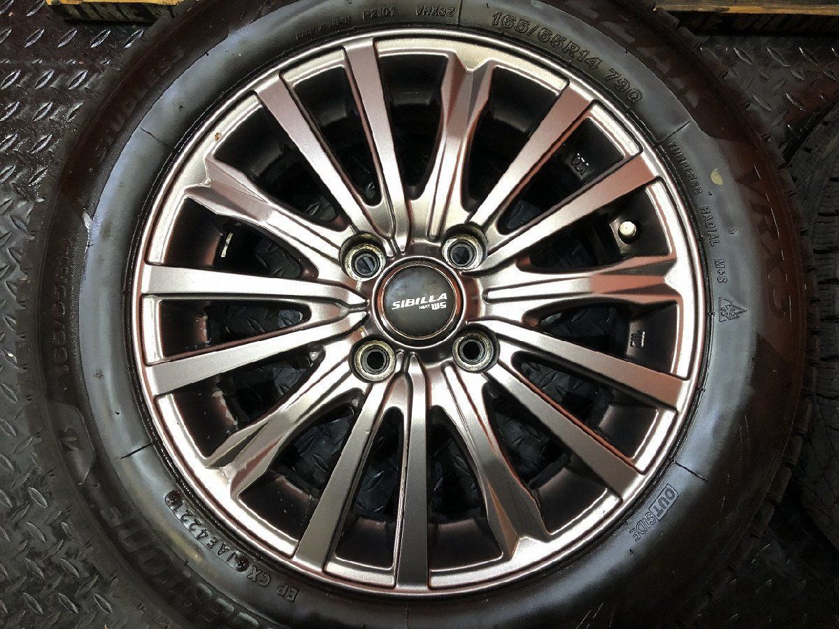 BS BLIZZAK ? VRX3 165/65R14】スタッドレス【SIBILLA NEXT WS 14 