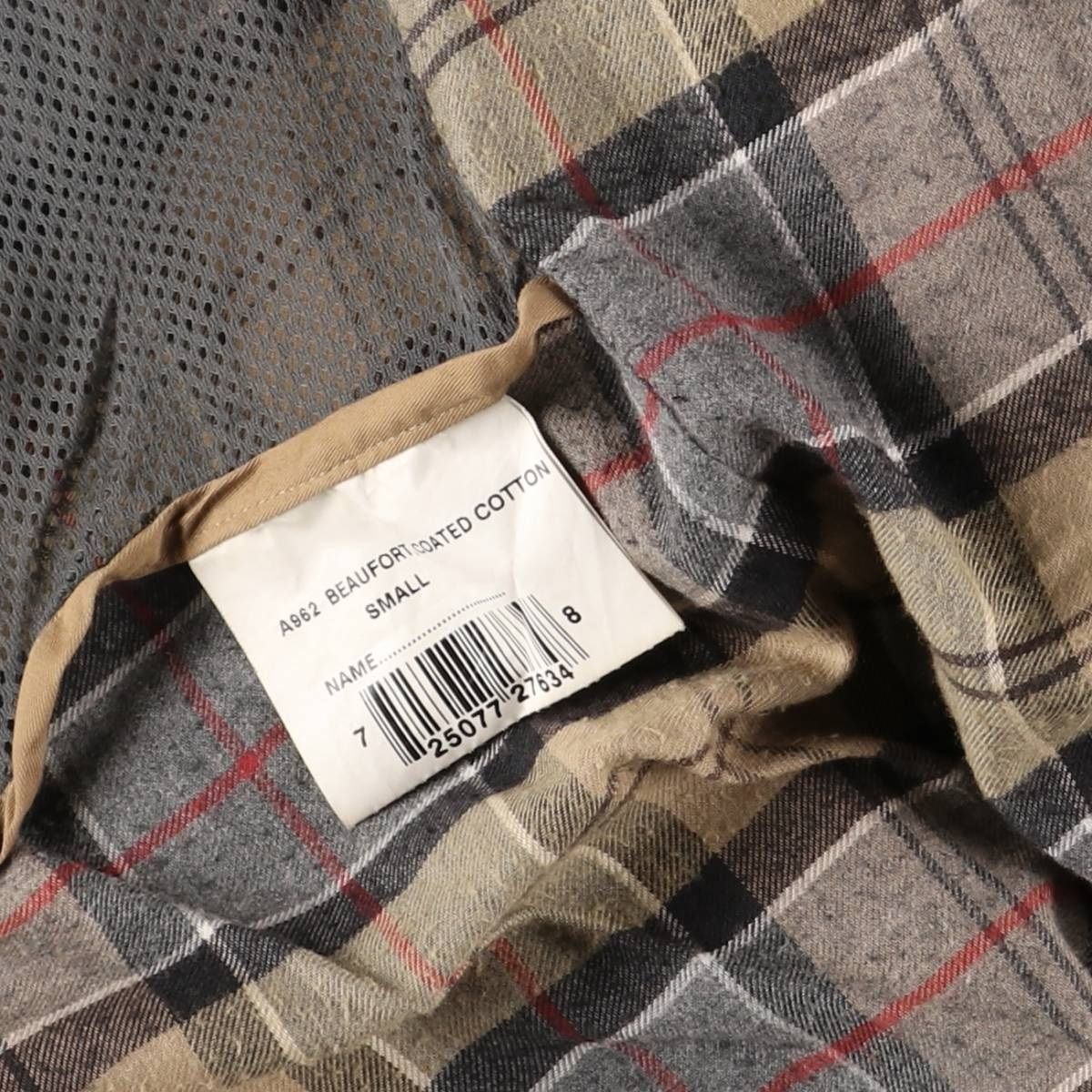 古着 00年代 バブアー Barbour A962 BEAUFORT ビューフォート COATED 