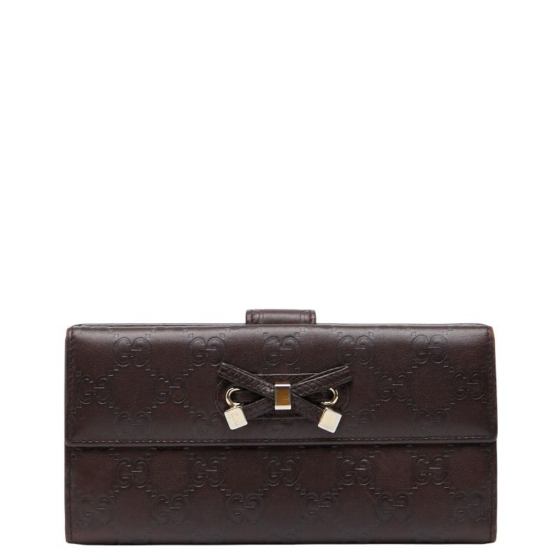 グッチ グッチシマ プリンシー 167464 ブラウン レザー レディース GUCCI 1-0238943