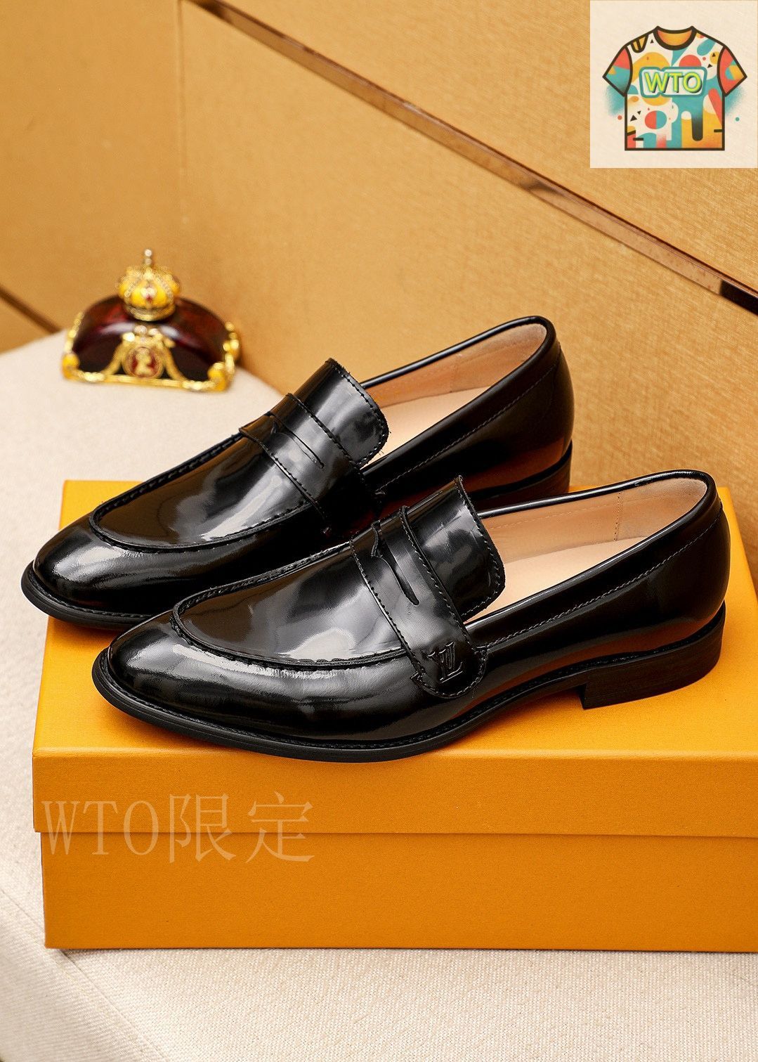 ルイヴィトン 革靴 LOUIS VUITTON ルイ・ヴィトン カジュアルレザーシューズ13-XN96