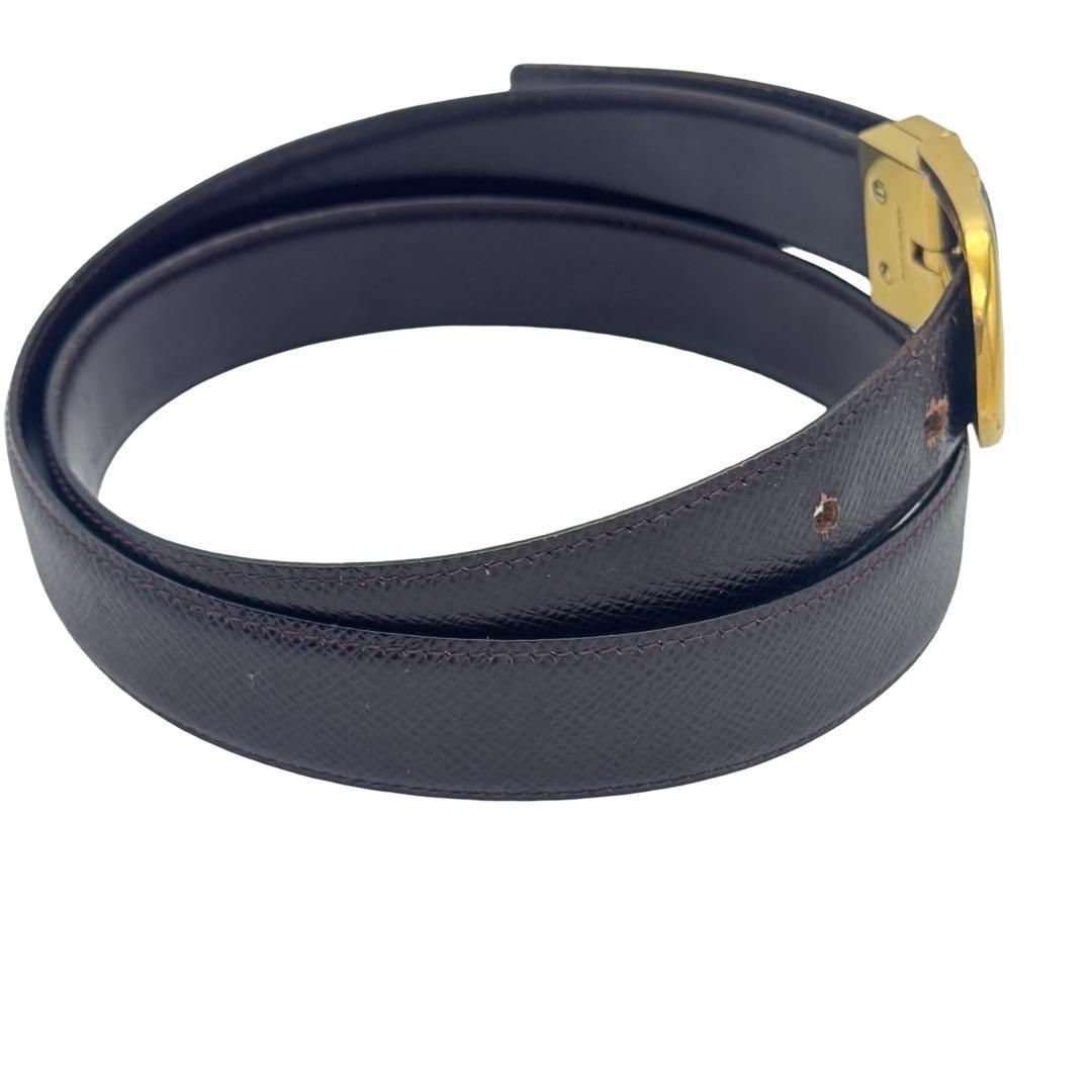 ルイヴィトン タイガ ベルト レザーベルト サンチュール M6897 黒