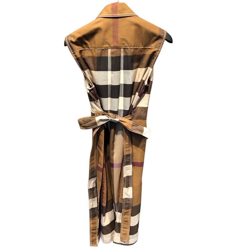バーバリーロンドン BURBERRY LONDON チェックノースリーブワンピース 8048731 コットン レディース ワンピース