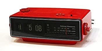 National Panasonic ラジオ付パタパタ時計　赤　RC-6030 Yahoo!オークション - 昭和レトロ National Panasonic RC-6030