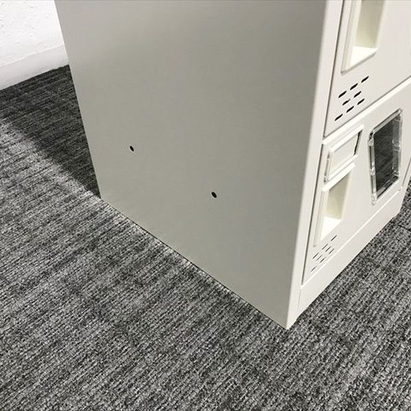 4人用シューズボックス 窓付きアルプススチール