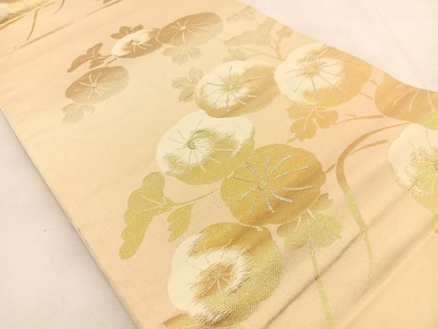 袋帯 万寿菊重ね 金通し 六通 正絹 着物 RO-2258 袋帯 万寿菊重ね 金通し 六通 正絹 着物 RO-2258
