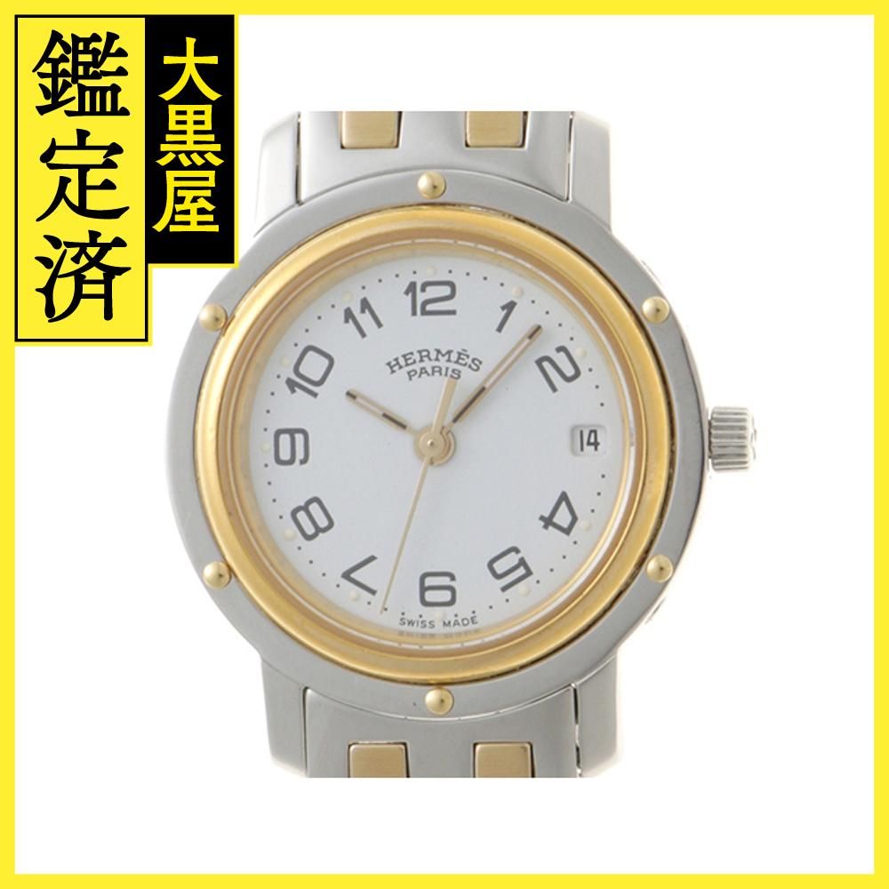444 HERMES 時計　レディース　クリッパー　CL3.240 コンビ　人気 444 HERMES 時計 レディース クリッパー CL3.240 コンビ 人気
