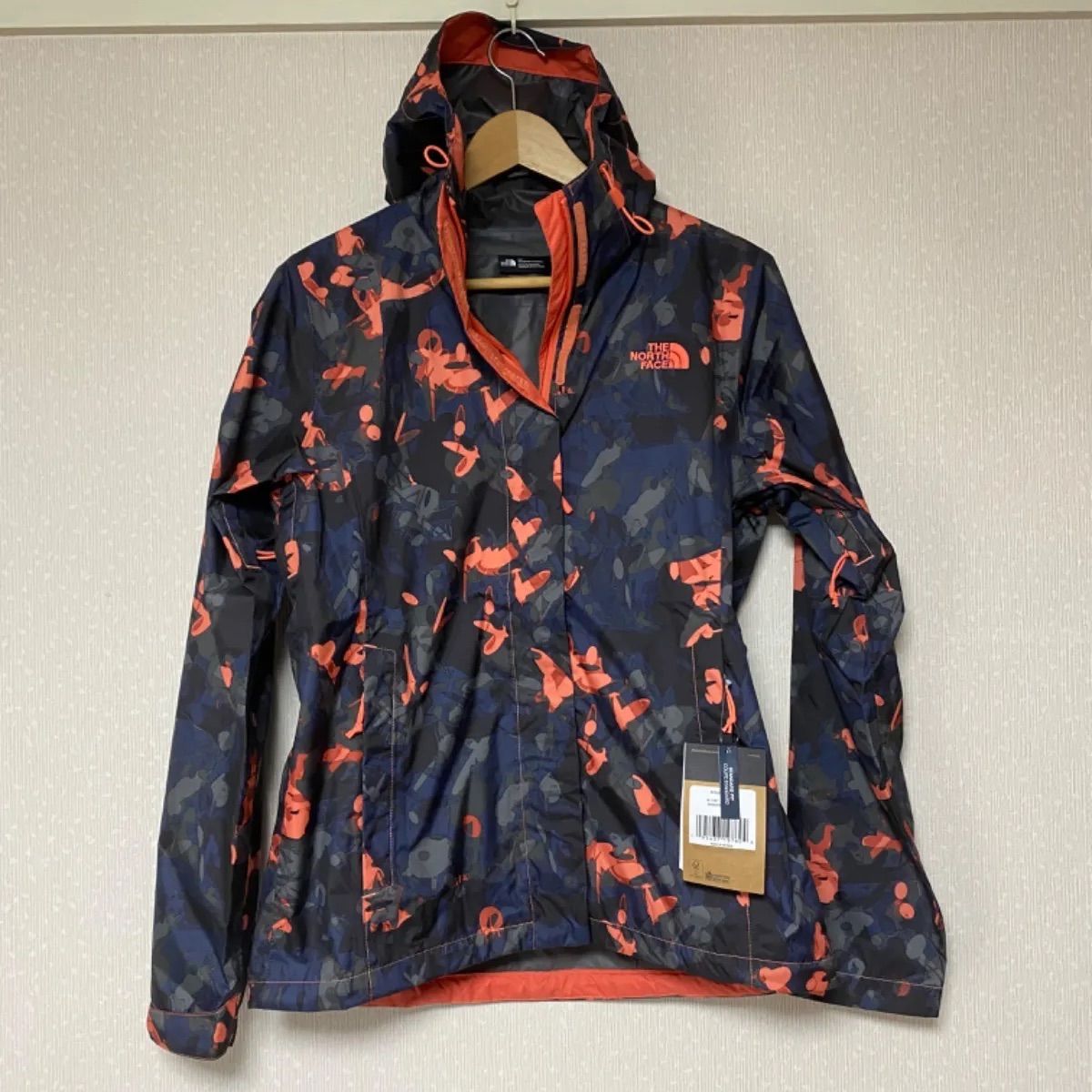 レディース☆海外限定 ノースフェイス マウンテンパーカーS オシャレ柄 