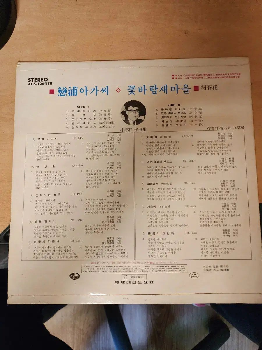 ハ チュンファ 연포아가씨 LP アルバム エディション
