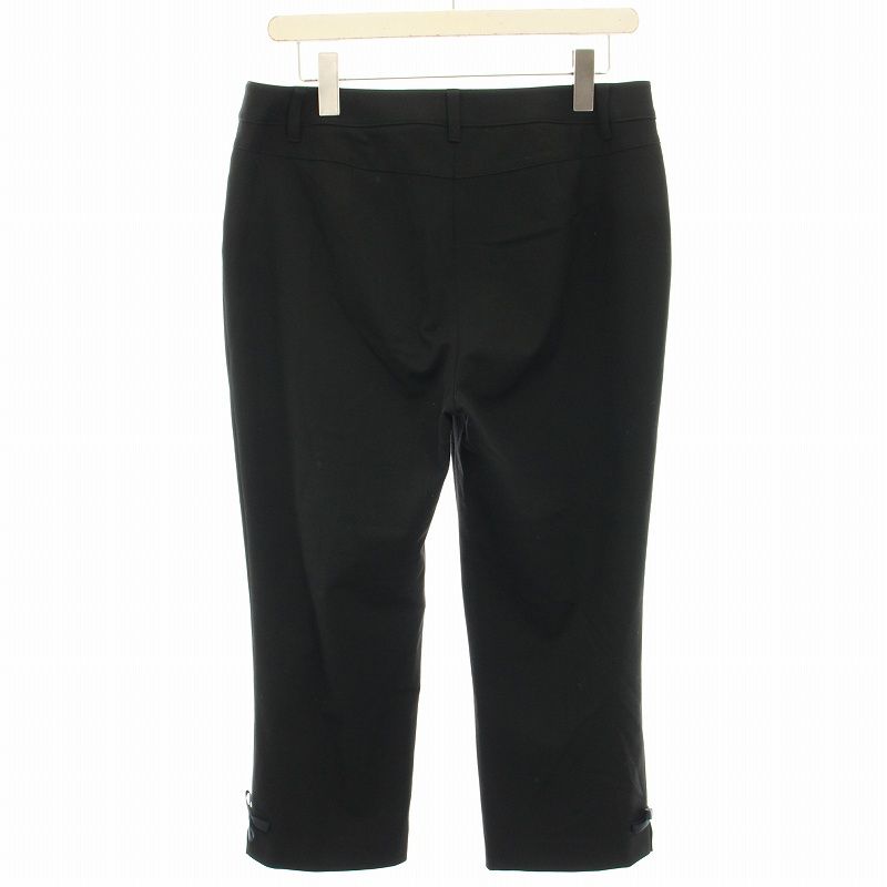 TO BE CHIC＊トゥービーシック＊リボン付クロップドパンツ♡３８ トゥービーシック パンツ tobechic 44 パンツ