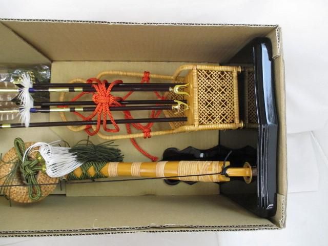 新品 五月人形 伯峰作 御弓太刀揃 源太 20号 端午の節句 こどもの日 Amazon | 御弓太刀揃 伯峰作 五月人形 弓太刀飾り 子供の日 端午