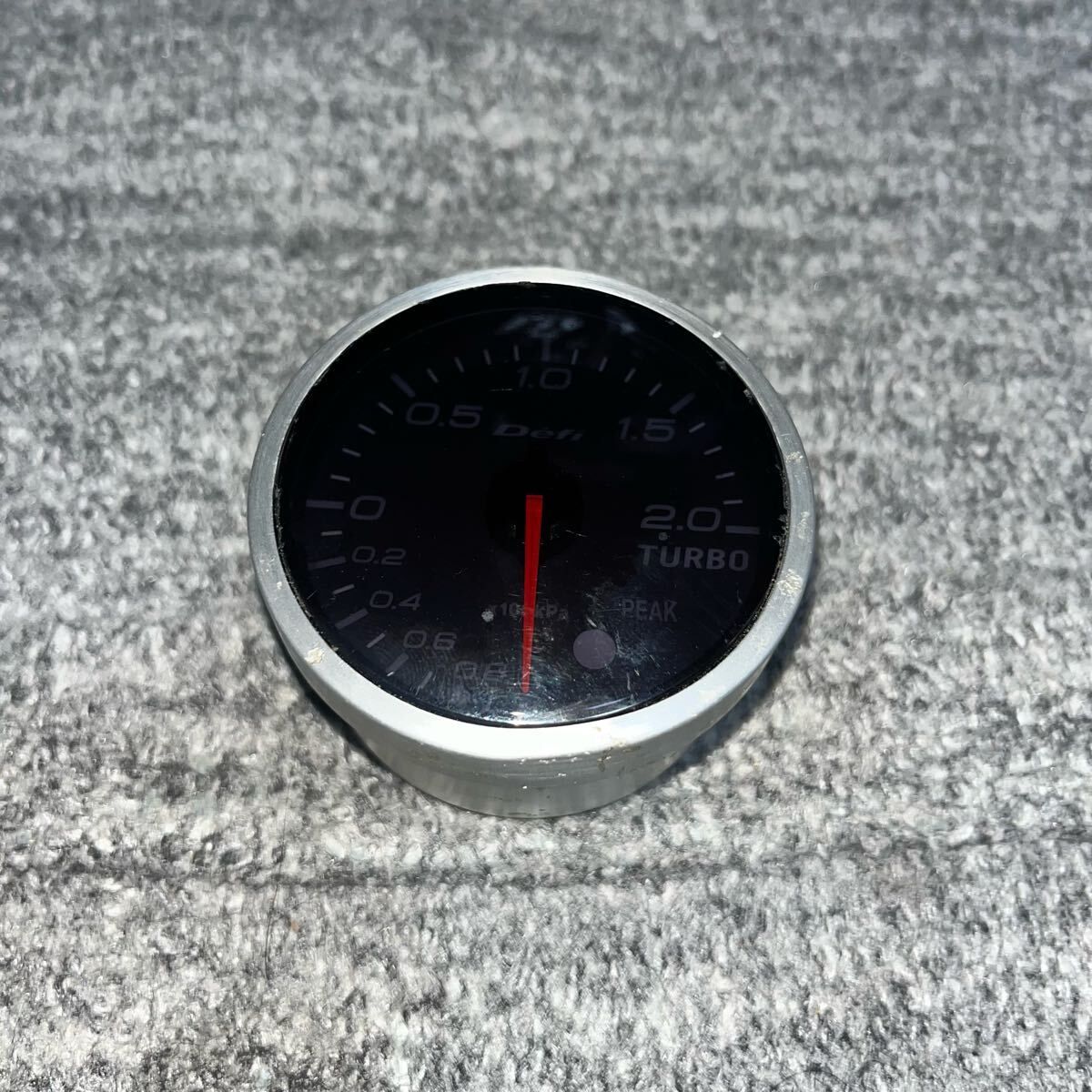 Defi bf リンクメーター 60Φ ホワイト Defi Link Meter デフィリンクメーター BF ブースト計 ホワイト