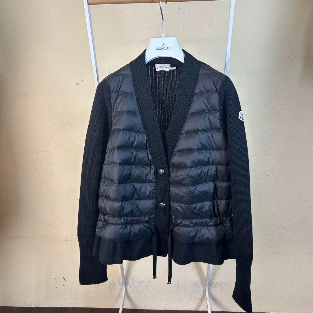 レアモデル】MONCLER モンクレール ダウンニット切り替えカーディガン  