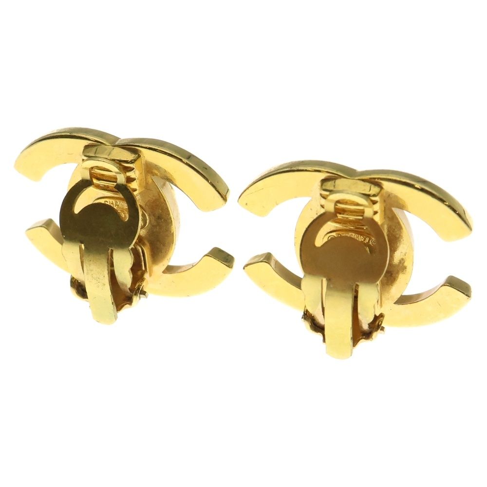 CHANEL シャネル ターンロックイヤリング 2個セット ゴールド