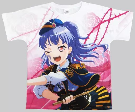 【中古】Tシャツ(キャラクター) 宇田川あこ(Roselia) Tシャツ フルカラー フリーサイズ 「BanG Dream! Roselia&times;RAISE A SUILEN合同ライブ Rausch und/and Craziness (前日祭)」