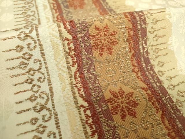 平和屋着物○六通柄袋帯 花間道 金糸 正絹 逸品 DAAS3228ps - メルカリ